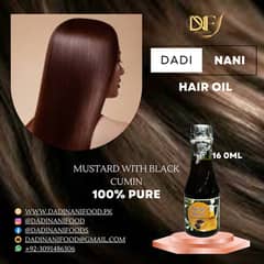 Dadi Nan Mustard with Black Cumini Hair Oil