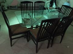Dinning Table with 6 chairs.