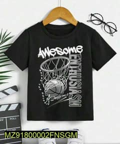 1 PC stitched cotton tee shirt - Awesome-