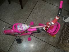 A children bicycle in good condition