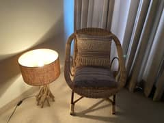 Lamp and chair for sale
