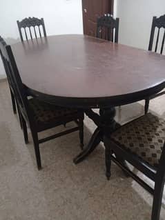 big dining table 6 chair