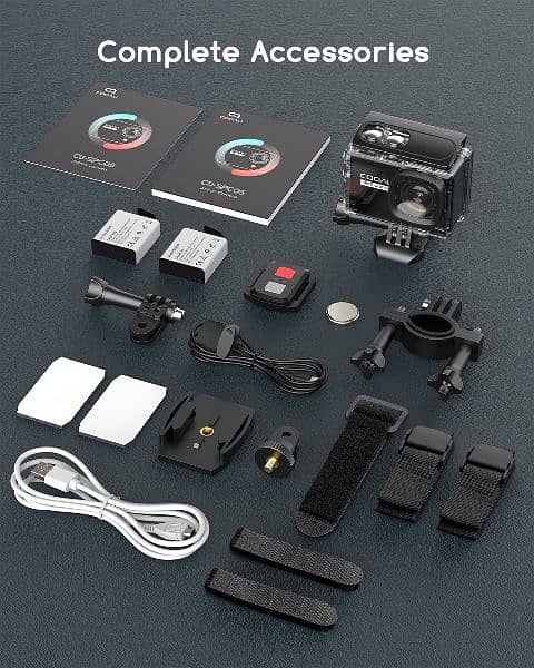 Cooau 4K Action Camera Bundle Offer 1