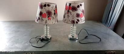 pair of table lamps in good condition