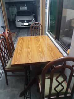 Dining Table - Six Chairs - Original Tali wood