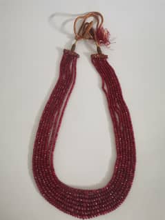 INDIAN RUBY NECKLACE 7 STRINGS