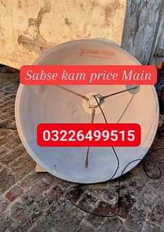 87*Dish antenna TV and service over all lahore 03226499515