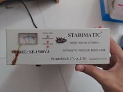 STABIMATIC automatic Voltage Regulator | SF-1500VA
