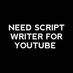 need script writer for YouTube