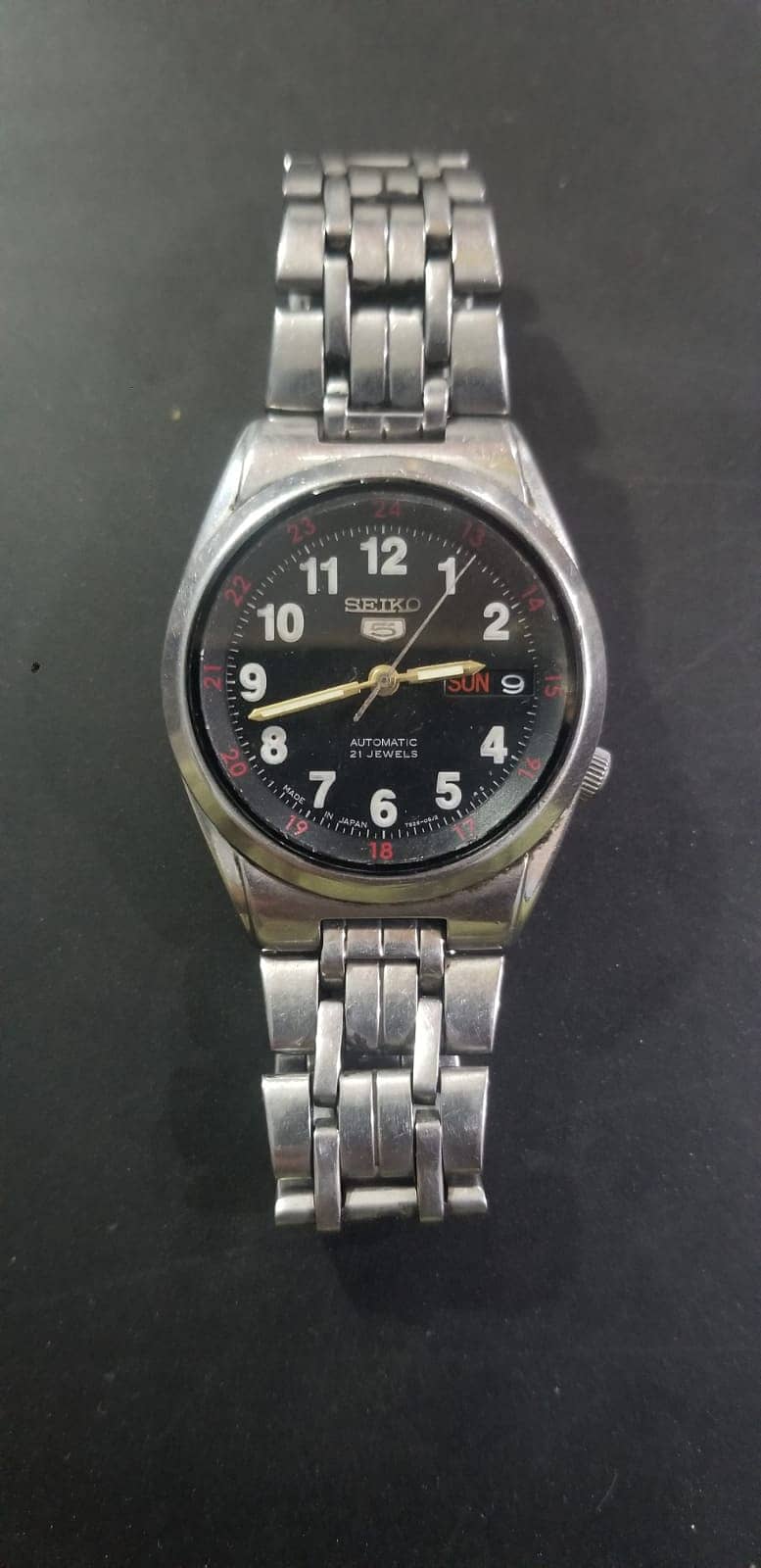 Seiko 5 black dial Automatic watch 0