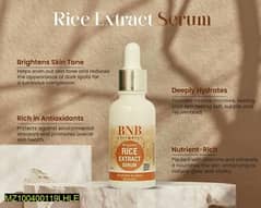 BNB Rice serum, 30ml online delivery only wathsapp 03135921724 plz