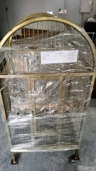 Large Moving Cage with top sitting for all pet birds or Grey parrot 11