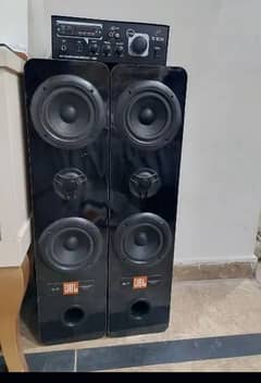 JBL Tower woofer speaker with Bluetooth/Aux  Amplifier