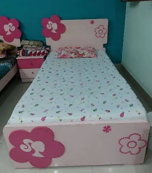 Barbie design single beds 2