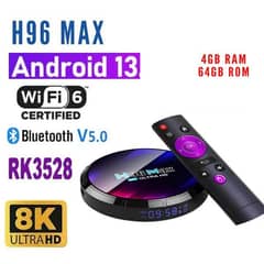 H96max  rk3528 android 13.0 smart tv box 4gb 64gb  8k