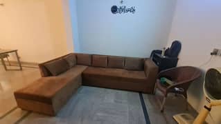 L shape sofa 6 seats high quality foam