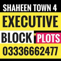 Plot for Sale in Shaheen Town Phase 4 Executive block