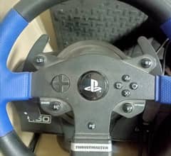 Thrustmaster T150 racing simulator steering wheel and pedals