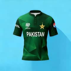 Pakistan cricket team shirt with name for T20 world cup 2024 USA