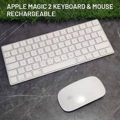 Apple Magic Keyboard 2 & Magic Mouse 2 Rechargeable Bluetooth Mouse
