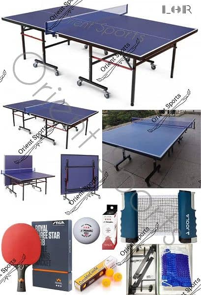 Table tennis Table/Rackets/balls/Nets/Carrom Boards/pool tables 0