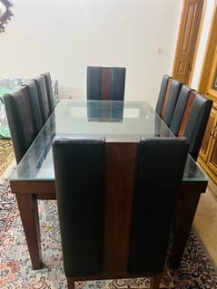 Wooden Table chair set (Acacia wood)