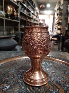 Pure Copper wine glass handicraft
