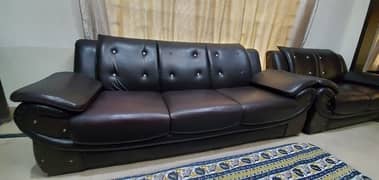 leather sofa