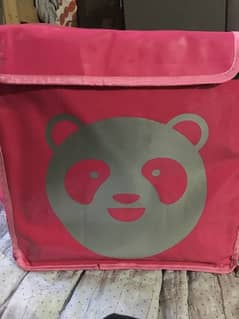 food panda bag new condition not used for one time