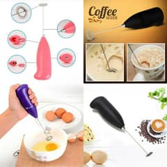 Electric Egg Beater Milk Drink Coffee Whisk Mixer Foamer Mini Handle