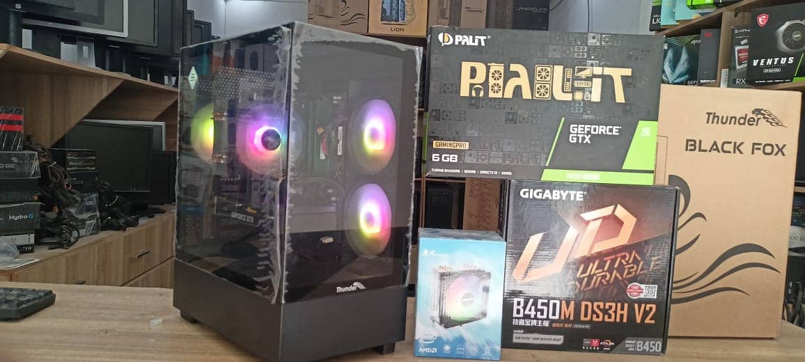 Gigabyte B450M Ryzen 5 3600 with GTX 1660 super Palet 0