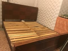 bed with side tables 9/10 condition 03221106393  whatsall