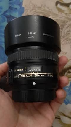 50 mm Nikon 1.8 g lens