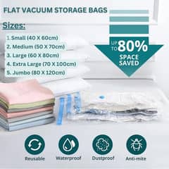 Imported Flat, Hanging & Cubic Vacuum Bags for Storage & Travelling