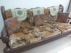 5 seater sofa set along with table set