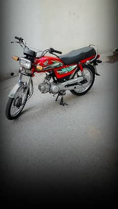Honda CD 70 2022 modle Lahore all documnts clear