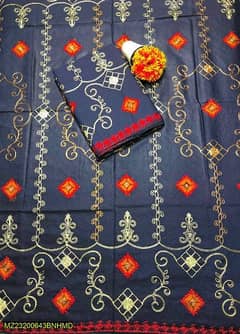 woman swiss lawn embroidered shawal