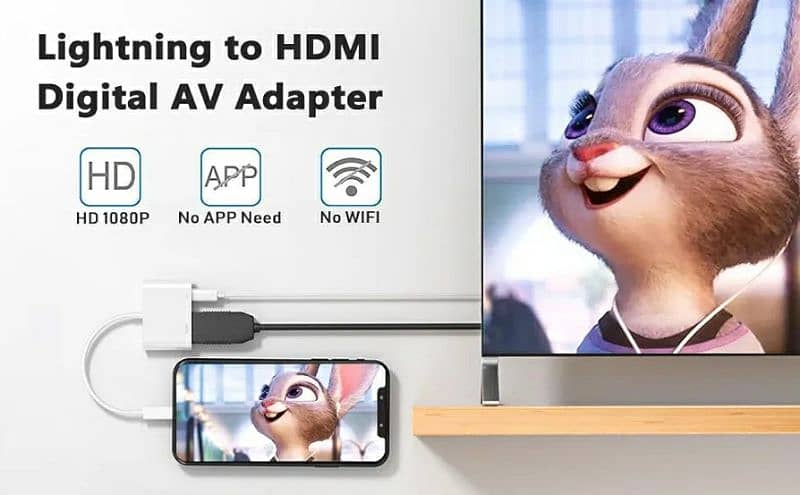 Lightning to HDMI Adapter Digital AV 5