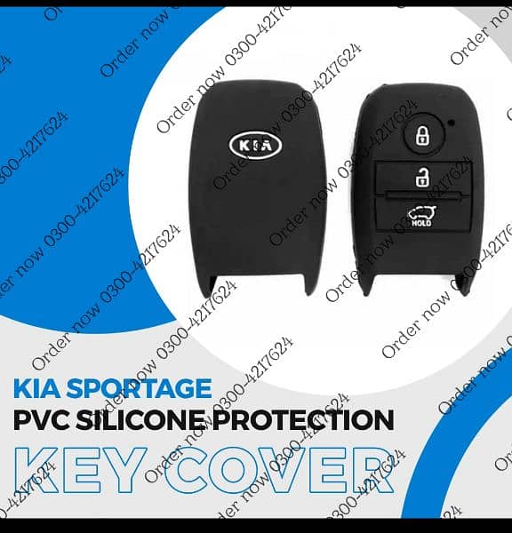 KIA Sportage PVC Silicone Car Key Cover - Model 2019 -2025 0