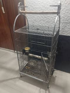 fancy cage and stand for sale