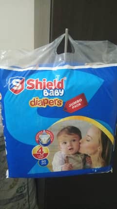 shield baby diapers jumbo  new pack.