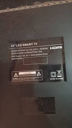 HDMI smart android Led tv 42 inches