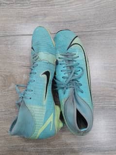 Nike Mercurial Vapor 14 Pro FG Turquoise Soccer Cleats and Metal studs