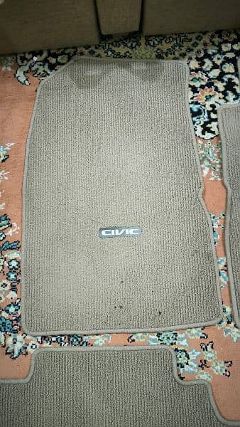 Honda Civic CF4 2004 2006 Interior Beig Floor Matts Set Forsale 2