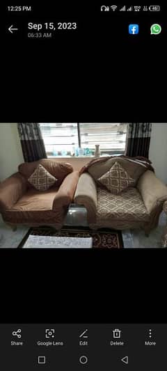 7 seater sofa set for sale with dewan