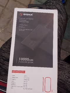 sigma faster charging. . 10000mah.