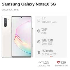Samsung Galaxy Note 10-5G