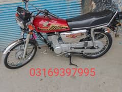 Honda CG 125 2022 black colour for sale all Panjab number ma ha.