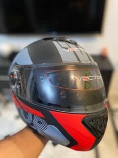 vector helmet L şize red