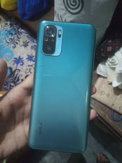 redmi note 10 for sale 6:128gb box charger hai condition 10by 9. back